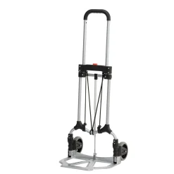 Hand Trucks & Dollies<Magna Cart Steel Foldable Hand Truck with Telescoping Handle and 5" Rubber Wheels, 160 lbs., Silver/Black (MCI-S-SS)