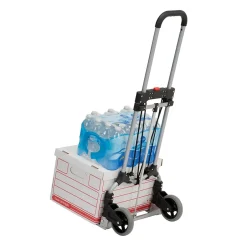 Hand Trucks & Dollies<Magna Cart Steel Foldable Hand Truck with Telescoping Handle and 5" Rubber Wheels, 160 lbs., Silver/Black (MCI-S-SS)