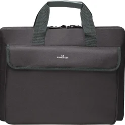 Manhattan Laptop Notebook, Black Polyester (438889)