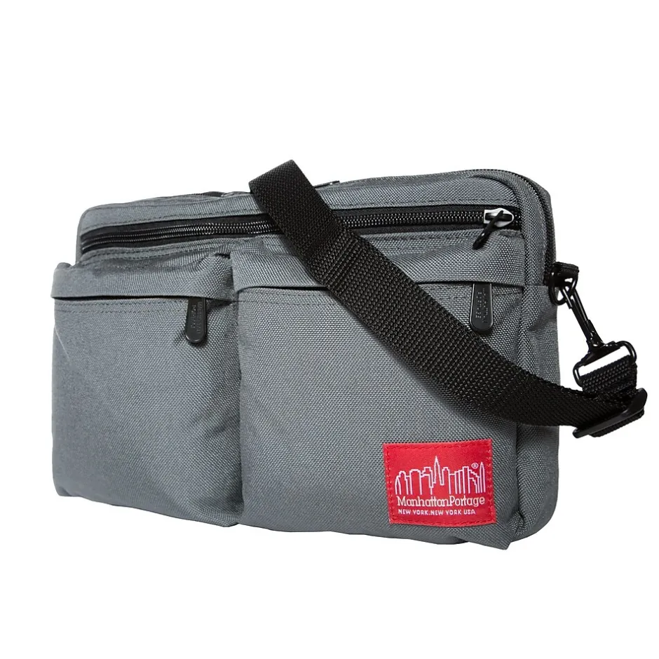 Manhattan Portage Albany Shoulder Bag, Grey (1412 GRY)
