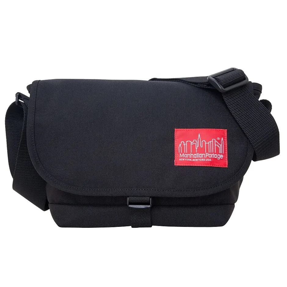 Manhattan Portage Straphanger Messenger Bag Small Black (1645 BLK)