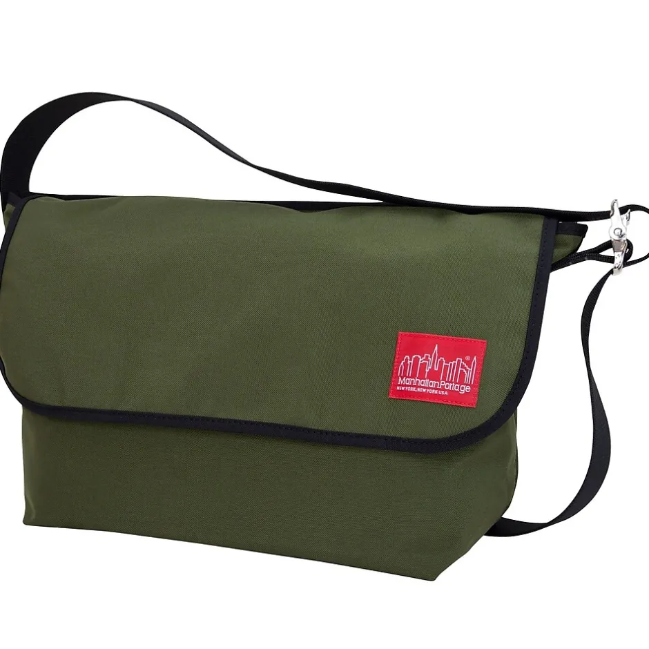 Manhattan Portage Vintage Messenger Bag Large Olive (1607V OLV)