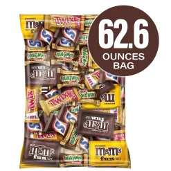 Chocolate<Mars Chocolate Favorites Minis Candy Bars, Assorted, 62.6 oz. (220-00016)