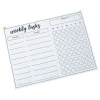 Outlet 16" x 12" Dry-Erase Weekly Task Board, White (MS109A) Dry Erase