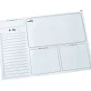Best 24" x 16.5" Dry-Erase Weekly Planner Board, White (MS109B) Dry Erase