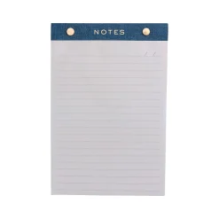 Martha Stewart Desk Notepad, Wide-Ruled, 5.5" x 8.25", Navy, 150 Sheets/Pad (MS110G) Discount