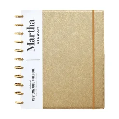 Martha Stewart Discbound Professional Notebook, 9.25" x 11.25", 120 Sheets, Gold (MS102J) Sale