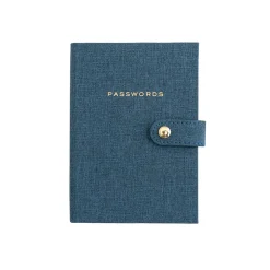 Martha Stewart Password Book, 4" x 5.5", Ruled, 72 Sheets, Navy (MS110H) Outlet