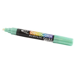 JAM Paper Marvy Uchida Acrylic Paint Markers, Chisel Tip, Metallic Green, 2/Pack (526315MGa) Outlet