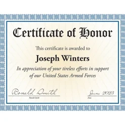 Sale Certificates, 8.5