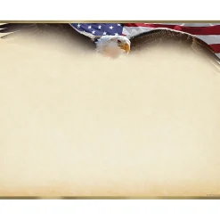 Clearance Great Papers!® Flying Eagle with Gold Foil Certificate, 8.5"H x 11"W, 15 count (2017042) Awards & Certificates