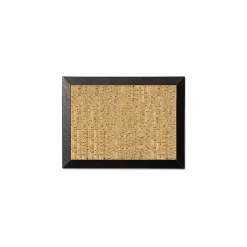 Outlet Cork Bulletin Board, Black Wood Frame, 18"H x 24"W Bulletin