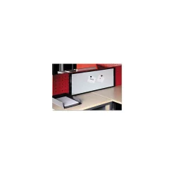 Outlet Cubicle Workstation Steel Dry-Erase Whiteboard, Aluminum Frame, 3' x 2' (MA16007705) Dry Erase