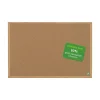 New Earth Cork Bulletin Board, Oak Frame, 4' x 3' (SB0720001233) Bulletin