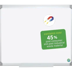 Hot ® Earth Magnetic Dry Erase 2'x 3' Aluminum Frame (BVCMA0307790) Dry Erase