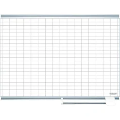 Best Enamel Dry-Erase Whiteboard, Aluminum Frame, 6' x 4' (CR1230830A) Dry Erase