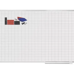 Best Enamel Dry-Erase Whiteboard, Aluminum Frame, 6' x 4' (CR1230830A) Dry Erase