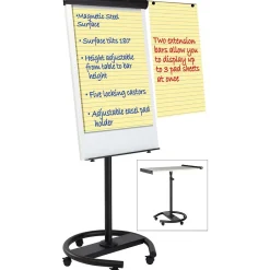 Best 360°Gold Ultra Dry/Wet Erase Easel, 41", Black Aluminum, Each (EA4806156) Dry Erase