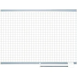 Clearance Gold Ultra Magnetic Lacquered Steel Planning Board, Aluminum Frame, 6' x 4' (MA2747830) Dry Erase