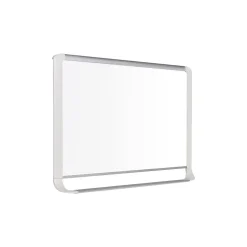 MVI Gold Ultra Lacquered Steel Dry-Erase Whiteboard, Plastic Frame, 6' x 4' (BVCMVI270205) Dry Erase