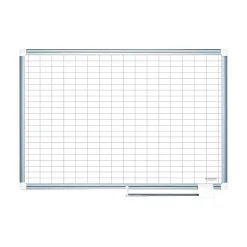 Online Platinum Plus Magnetic Porcelain Planning Board, Aluminum Frame, 6' x 4' (CR1230830) Dry Erase