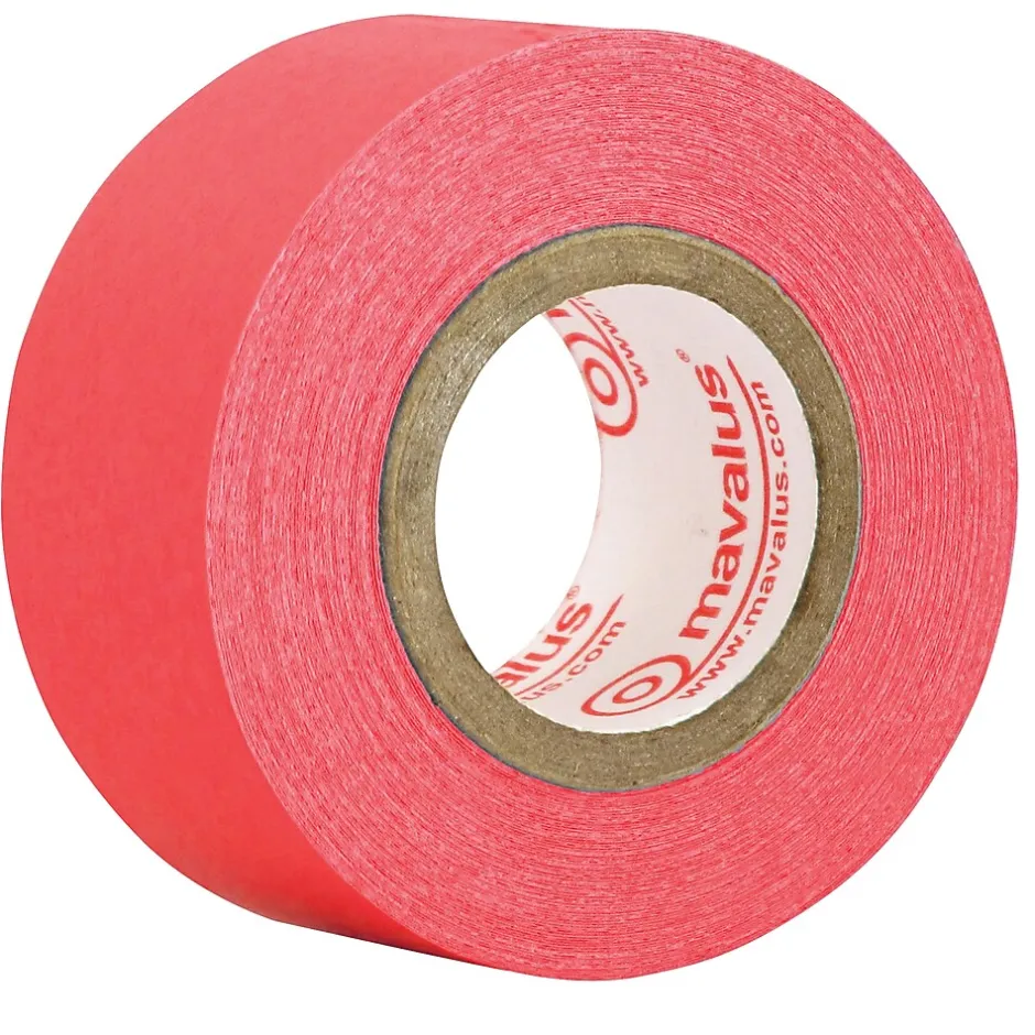 Mavalus ® 1" x 360" Tape, Red, 6/Bundle (MAV10012)* Masking Tape