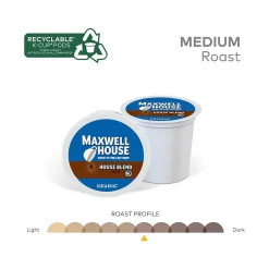 Keurig K-Cups<Maxwell House House Blend Coffee Keurig K-Cup Pod, Medium Roast, 96/Box (5303CT)