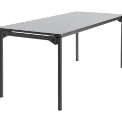 Hot Maxx Legroom Wood Folding Table 30x72, Gray Folding Tables