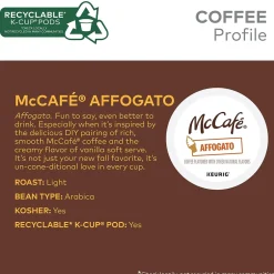 Keurig K-Cups<McCafe Affogato Coffee Keurig® K-Cup® Pods, Medium Roast, 24/Pack (5000380446)