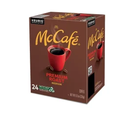 Keurig K-Cups<McCafe Premium Roast Coffee Keurig® K-Cup® Pods, Medium Roast, 24/Box (5000201379)