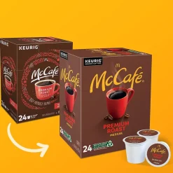 Keurig K-Cups<McCafe Premium Roast Coffee Keurig® K-Cup® Pods, Medium Roast, 24/Box (5000201379)