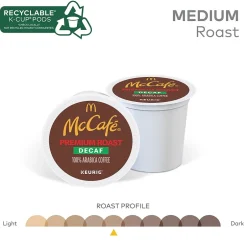 Keurig K-Cups<McCafe Premium Roast Decaf Coffee Keurig® K-Cup® Pods, Medium Roast, 24/Box (5000201380)