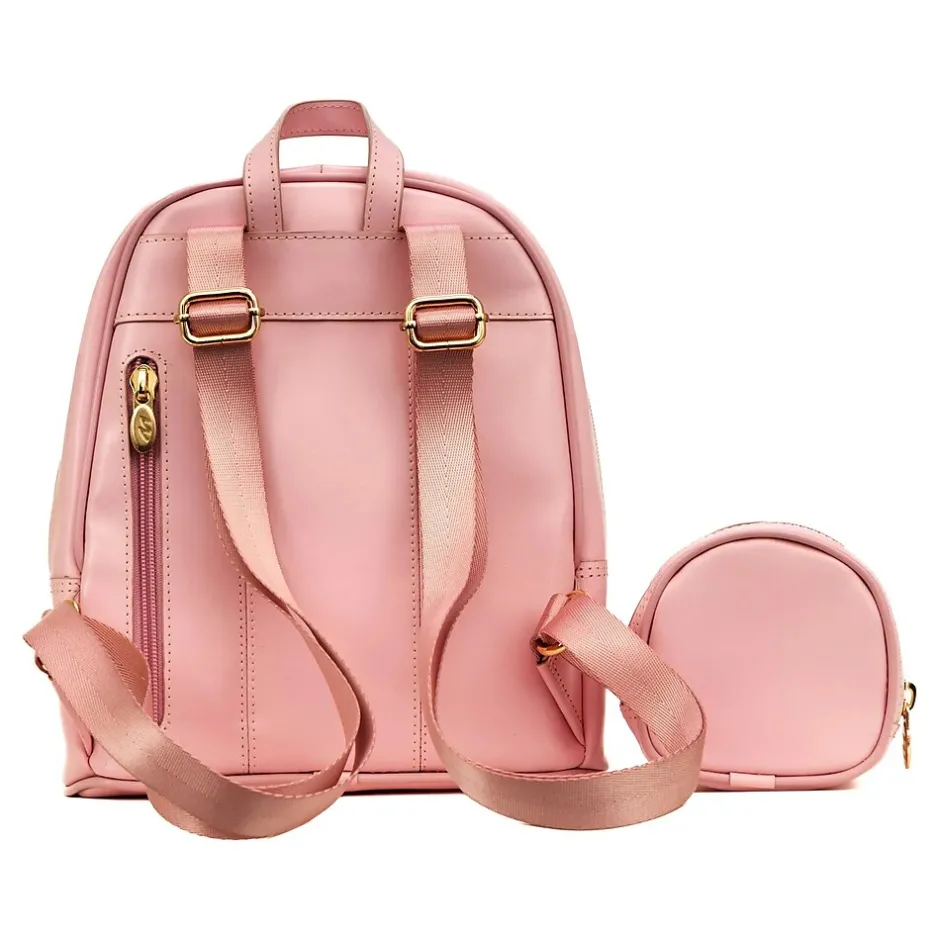 Backpacks<McKlein ACADIA Mini Bow Backpack with Coin Purse, Pink (99719)