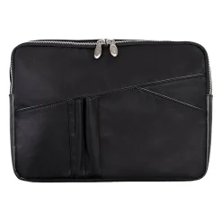 McKlein N Series CRESCENT Nylon Laptop Sleeve for 14" Laptops, Black (18335)