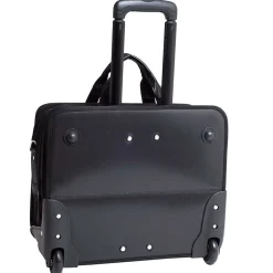 McKlein P Series Laptop Briefcase, Black Nylon (56445)