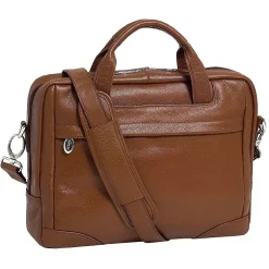 McKlein S Series Laptop Briefcase, Brown Leather (15474)