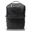 Backpacks<McKlein U Series East Side Laptop Backpack, Black Leather (18875)