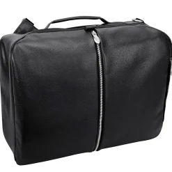 Backpacks<McKlein U Series East Side Laptop Backpack, Black Leather (18875)