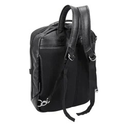 Backpacks<McKlein U Series East Side Laptop Backpack, Black Leather (18875)