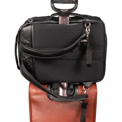 Backpacks<McKlein U Series East Side Laptop Backpack, Black Leather (18875)