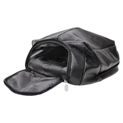 McKlein U Series South Shore Laptop Backpack, Black Leather (18885)