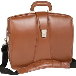McKlein V Series, HARRISON, Top Grain Cowhide Leather,Partners Laptop Briefcase, Brown (83384)