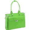 McKlein W Series, WINNETKA, Genuine Cowhide Leather,Ladies' Laptop Briefcase w/ Removable Sleeve, Green (94831)