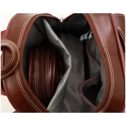 Backpacks<McKlein USA ACADIA Mini Bow Backpack with Coin Purse, Red (99716)