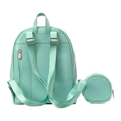 Backpacks<McKlein USA ACADIA Mini Bow Backpack with Coin Purse, Aqua Blue (99718)