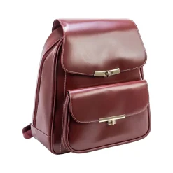 Backpacks<McKlein USA KENDALL Laptop/Tablet Backpack, Red (99536)