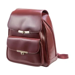 Backpacks<McKlein USA KENDALL Laptop/Tablet Backpack, Red (99536)