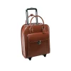 McKlein USA L Series UPTOWN Ladies' Leather Rolling Briefcase, Brown (97694)