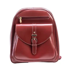 Backpacks<McKlein USA MOLINE Business Laptop/Tablet Backpack, Red (99666)