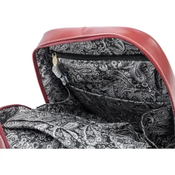 Backpacks<McKlein USA MOLINE Business Laptop/Tablet Backpack, Red (99666)